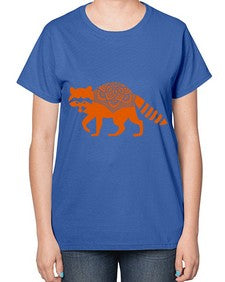 RacoonMandala 1010# - mandala-  Ladies T-Shirt