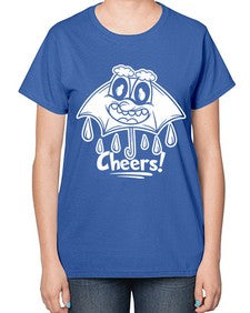 Rainy cheers 205# - cartoon general-  Ladies T-Shirt
