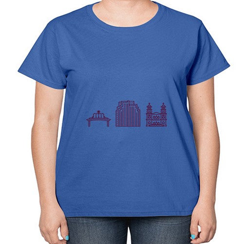Reno 1713# - cities-  Ladies T-Shirt