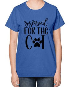 Reserved For The Cat Style 104# - cats-  Ladies T-Shirt