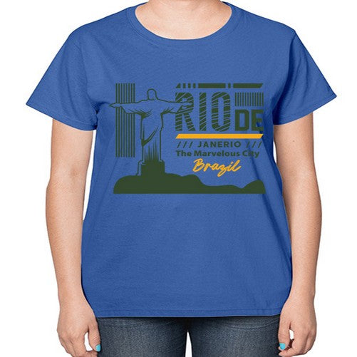 Rio de Janerio 1734# - cities-  Ladies T-Shirt