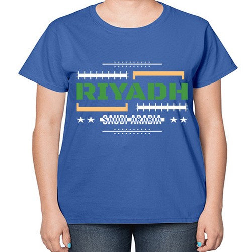 Riyadh 1741# - cities-  Ladies T-Shirt
