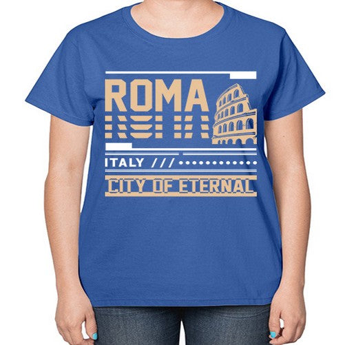 Roma 1745# - cities-  Ladies T-Shirt