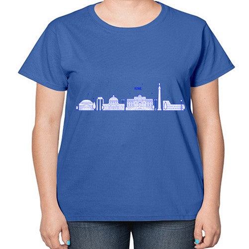 Rome 1751# - cities-  Ladies T-Shirt