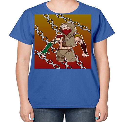 Rose and demon 75# - anime-  Ladies T-Shirt