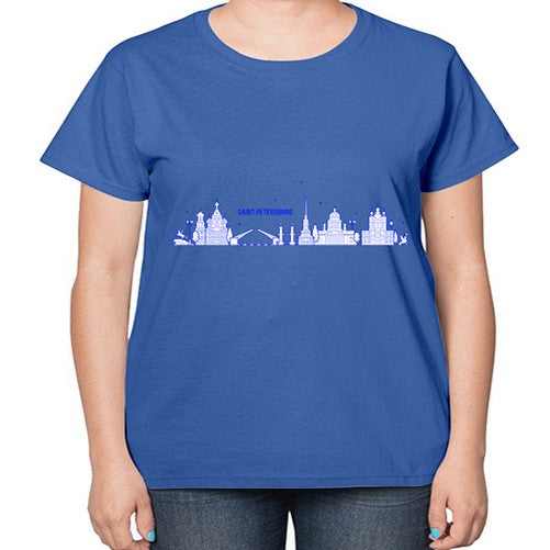Saint Petersburg 1766# - cities-  Ladies T-Shirt
