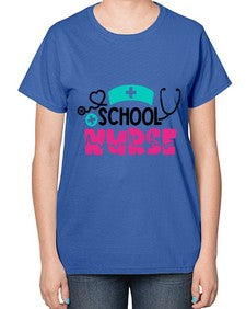 School Nurse Style Style 1377# - nurse-  Ladies T-Shirt