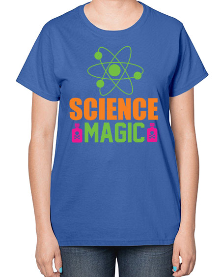 Science Magic 68# - general science-  Ladies T-Shirt