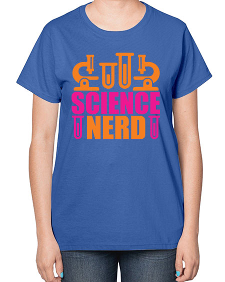 Science Nerd 59# - general science-  Ladies T-Shirt