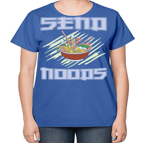 Send Noods Japanese Noodles Bowl Anime 282# - anime-  Ladies T-Shirt