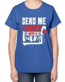 Send me outwith a bang 44# - video games-  Ladies T-Shirt