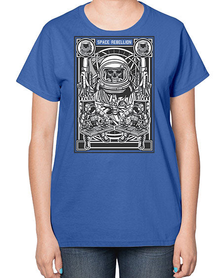 Space Rebellion 13# - space-  Ladies T-Shirt