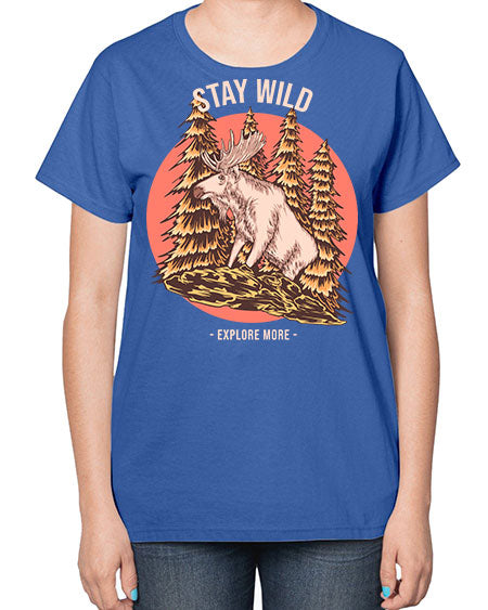 Stay Wild 16# - nature-  Ladies T-Shirt