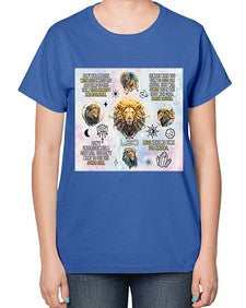 Straight Leo 473# - leo-  Ladies T-Shirt