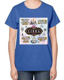 Straight Libra 474# - libra-  Ladies T-Shirt