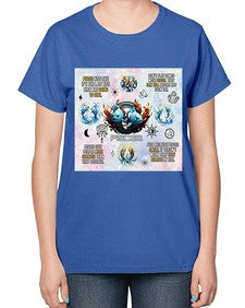 Straight pisces 475# - pisces-  Ladies T-Shirt
