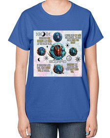Straight scorpio 477# - scorpio-  Ladies T-Shirt