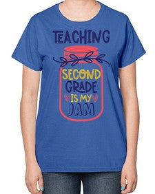 Teaching Second Grade 936# - second grade-  Ladies T-Shirt