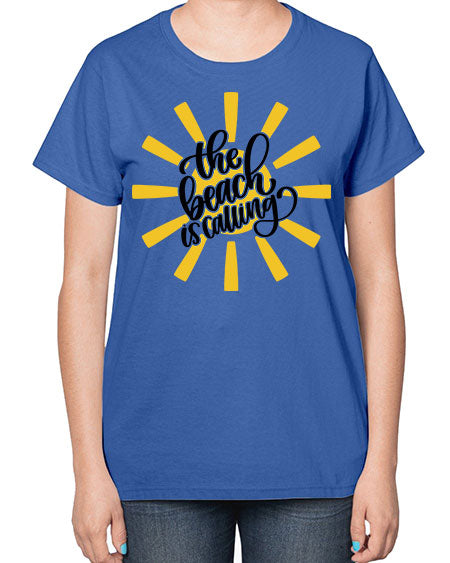 The Beachy Is Calling Style 10# - summer-  Ladies T-Shirt
