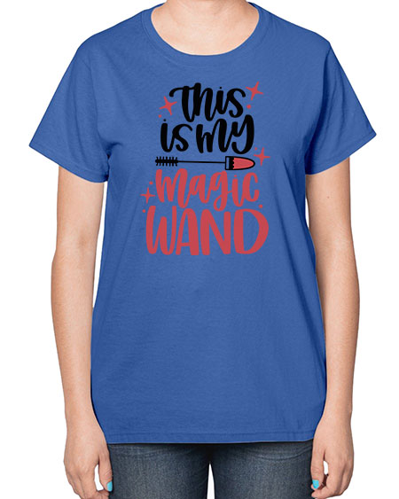 This Is My Magic Wand Style 12# -makeup  Ladies T-Shirt