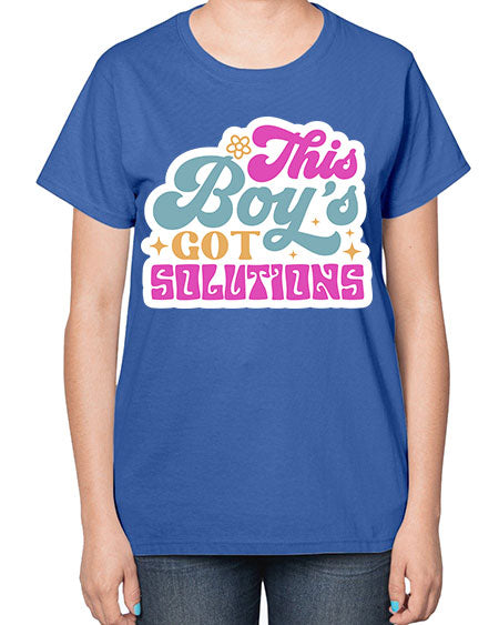 This boys got solutions 19# - general science-  Ladies T-Shirt