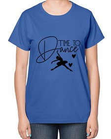 Time to dance 200# - ballet-  Ladies T-Shirt