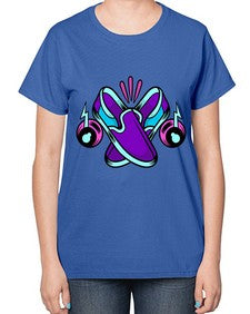 Walk the talk 261# - cartoon general-  Ladies T-Shirt