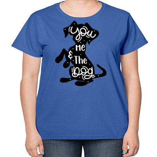 You Me The Dogs Style 4# - dogs-  Ladies T-Shirt