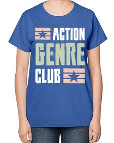 action genre club 59# - video games-  Ladies T-Shirt