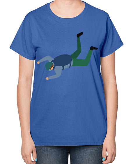 all in one 01# - parachute-  Ladies T-Shirt