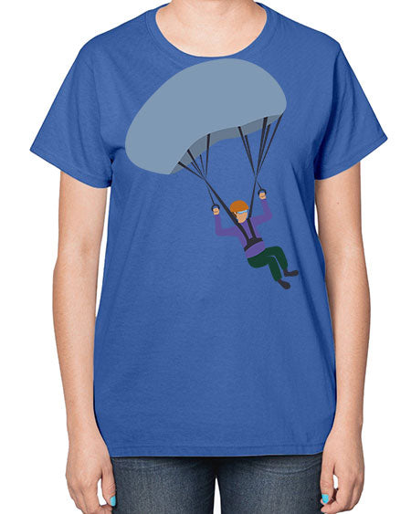 all in one 06# - parachute-  Ladies T-Shirt