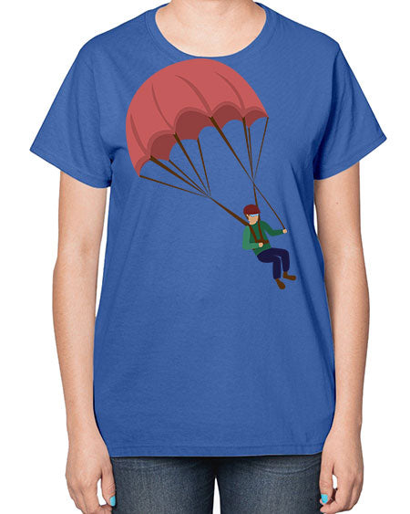 all in one 07# - parachute-  Ladies T-Shirt