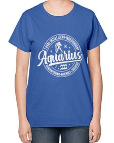 aquarius 77# - aquarius-  Ladies T-Shirt