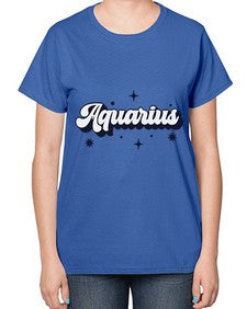 aquarius 82# - aquarius-  Ladies T-Shirt