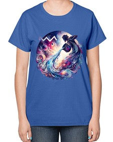 aquarius 89# - aquarius-  Ladies T-Shirt