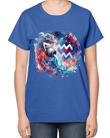 aquarius 90# - aquarius-  Ladies T-Shirt