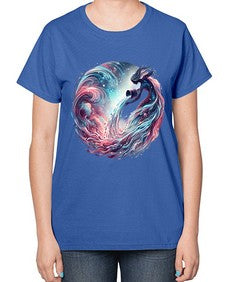aquarius 91# - aquarius-  Ladies T-Shirt