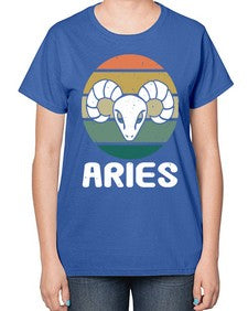 aries 134# - aries-  Ladies T-Shirt