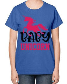 baby unicorn 16# - unicorn-  Ladies T-Shirt