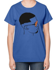 beardman 57# - black boys or men-  Ladies T-Shirt