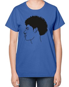 beardman 58# - black boys or men-  Ladies T-Shirt