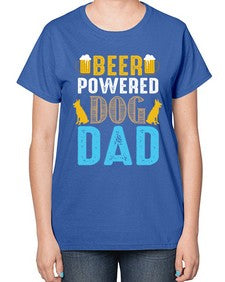 beer power dog dad 51# - beer-  Ladies T-Shirt