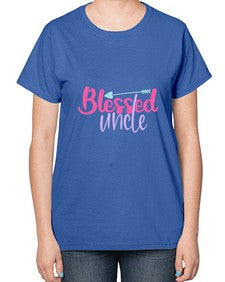 blessed uncle 122# - uncle-  Ladies T-Shirt