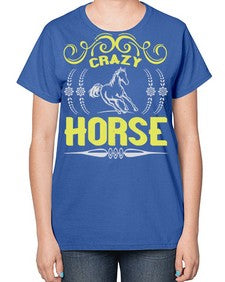 crazy horse Style 9# - horse-  Ladies T-Shirt