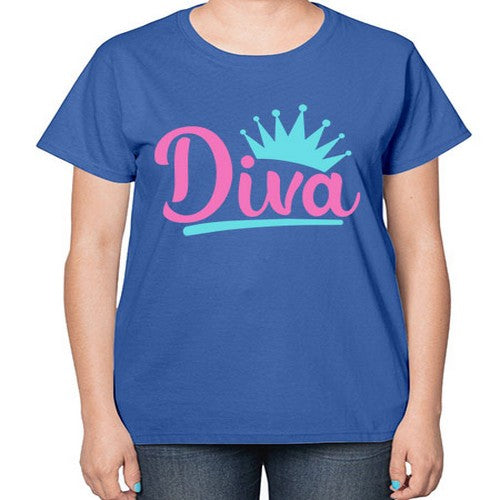 diva Style 121# - dogs-  Ladies T-Shirt