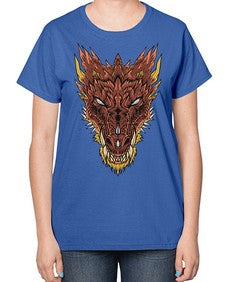 dragon 176# - dragon-  Ladies T-Shirt