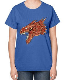 dragon 184# - dragon-  Ladies T-Shirt