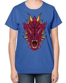 dragon 194# - dragon-  Ladies T-Shirt
