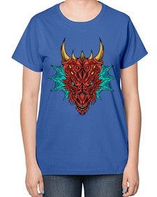 dragon 195# - dragon-  Ladies T-Shirt