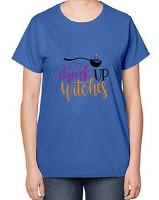 drink up witches 37# - witch-  Ladies T-Shirt